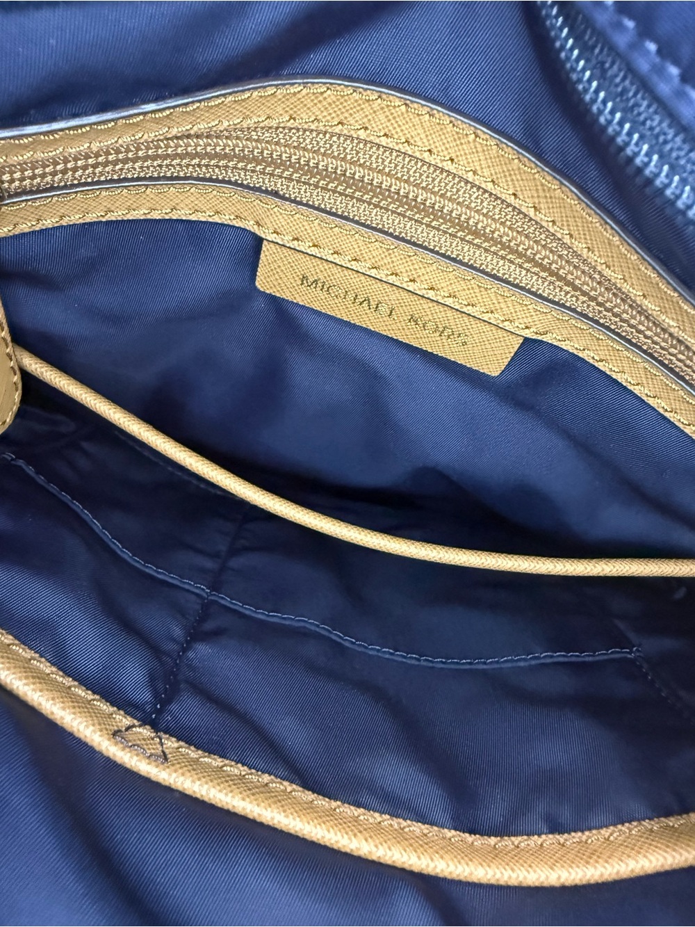 Michael Kors Navy/Tan Crossbody - Picture 9 of 9